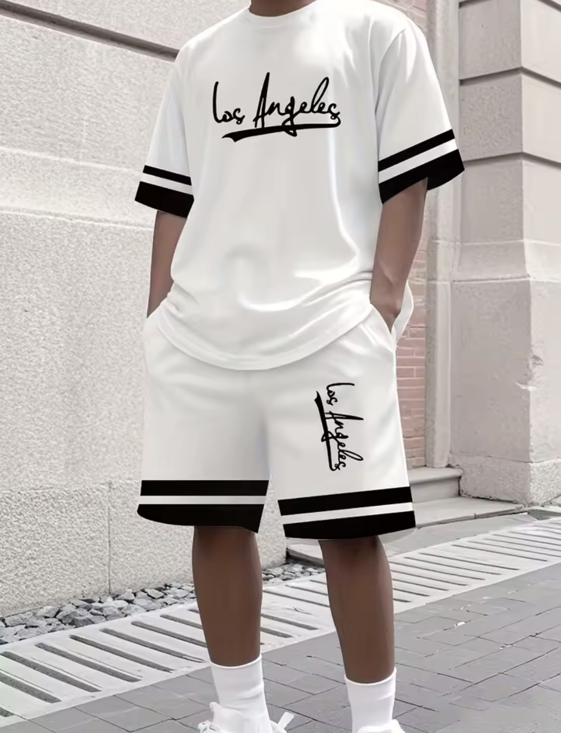Streetwear brand Los Angeles script print