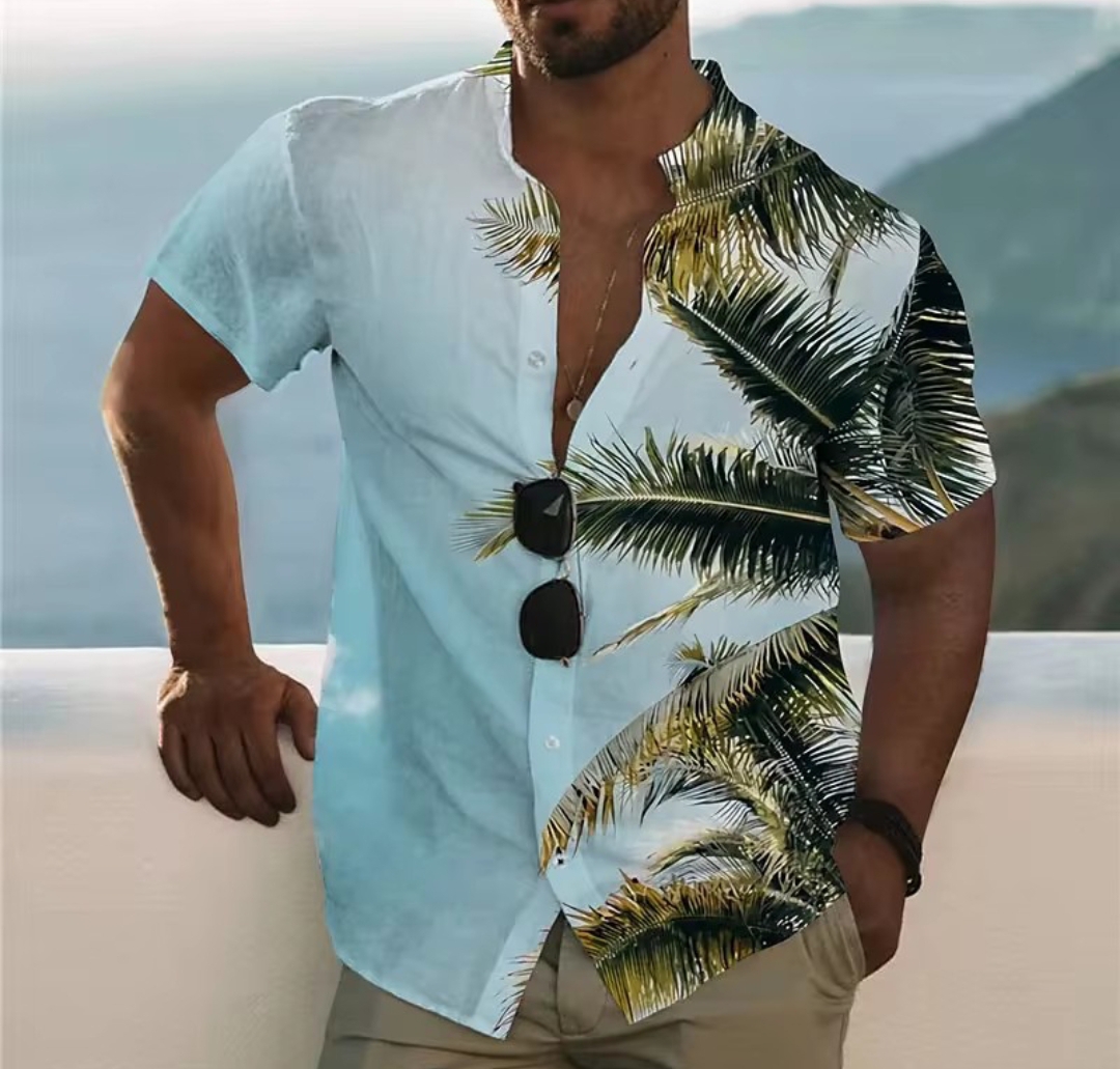 Summer coconut 3d printed shirt