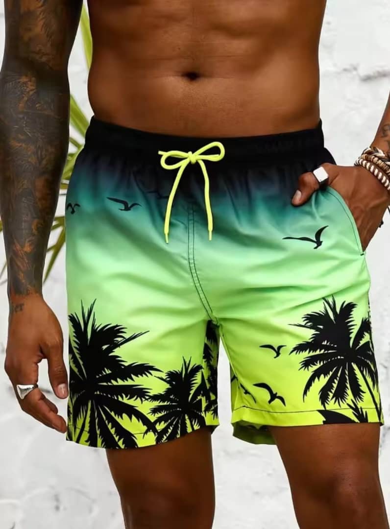3D print sports Breathable Men shorts