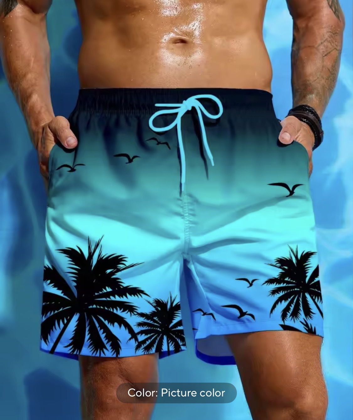 3D Print Sports Beach Pants