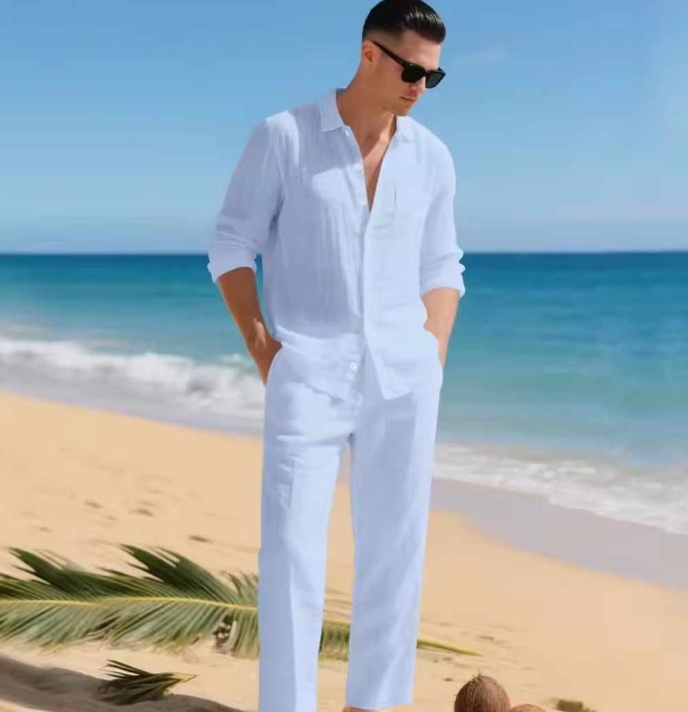 Loose Trendy linen set