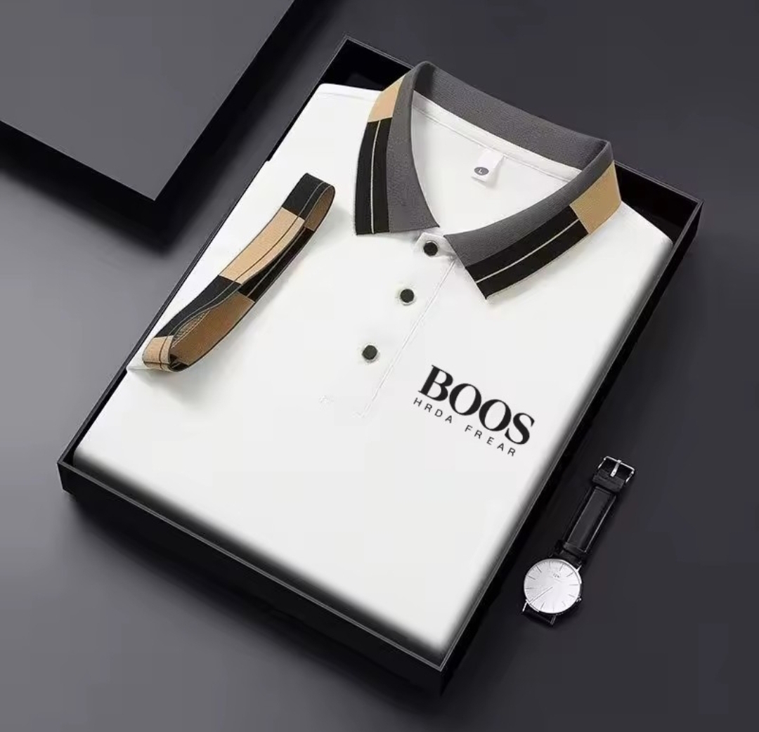 New Men's Polo Shirt Short Sleeved Top